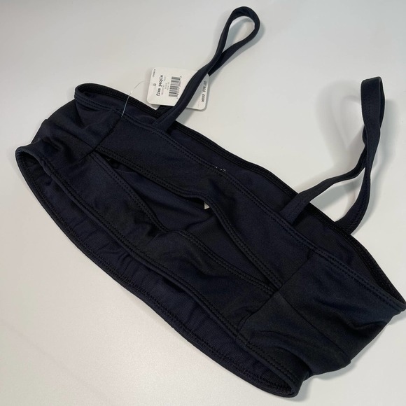 Free People Very Prairie Bra Black Sports Bra Size XS NWT - Picture 3 of 7